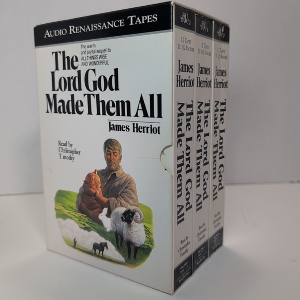 The Lord God Made Them All by James Herriot Renaissance Audio Tapes‎ - 12 Total
